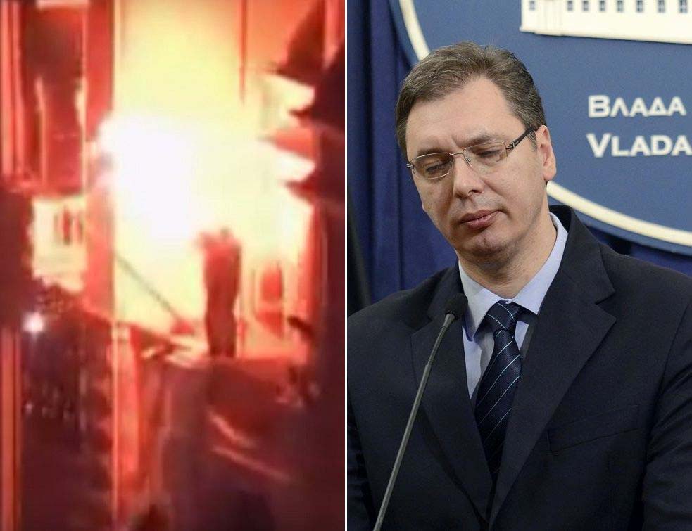 ПАЛИ ЦЕО НАРОД, ШТО НЕ БИ ЈЕДНУ ЗГРАДУ: Вучић организовао ПАЉЕЊЕ АМЕРИЧКЕ АМБАСАДЕ?